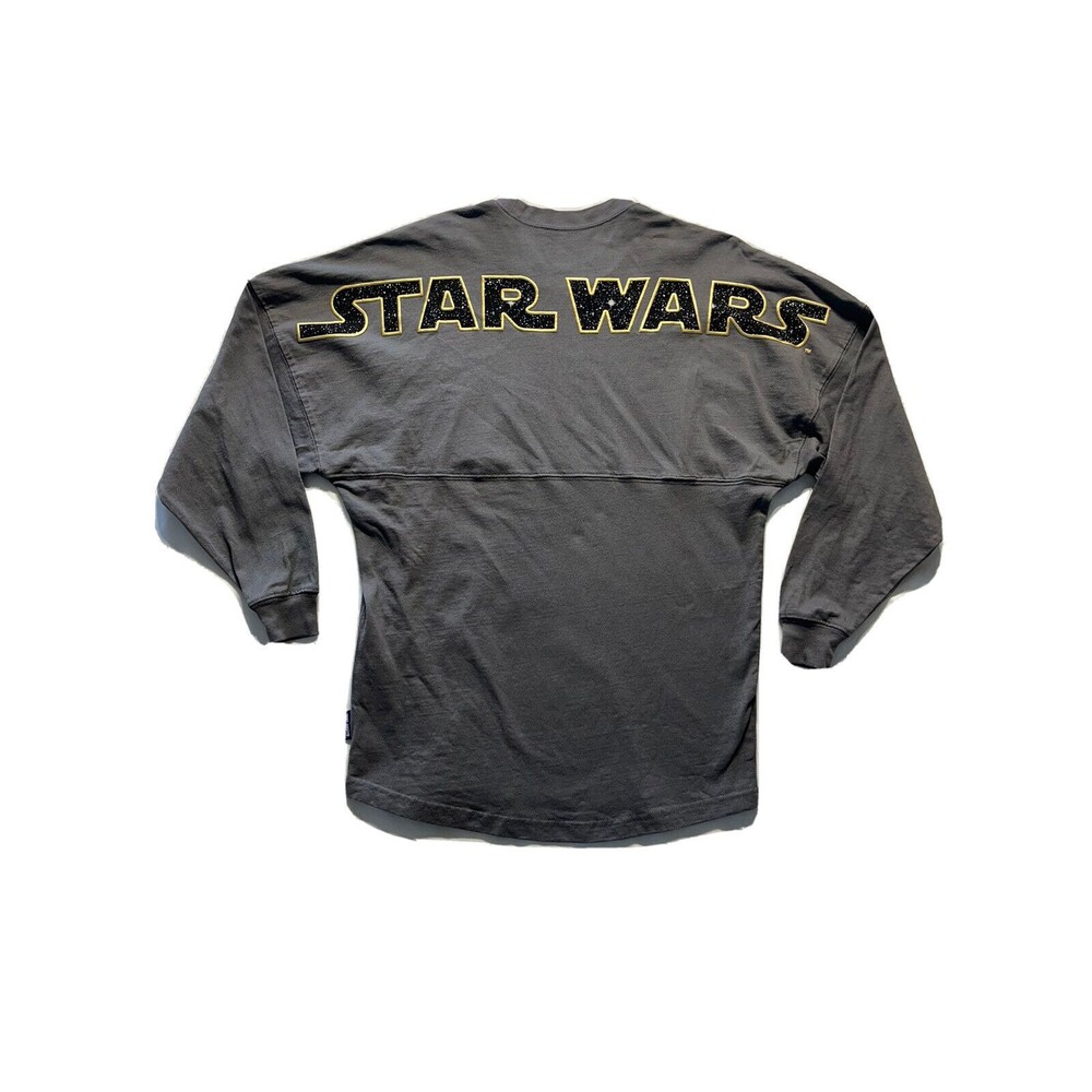 Disney Parks Galaxy’s Edge Star Wars Gray Spirit Jersey Rebel Imperial Size XS